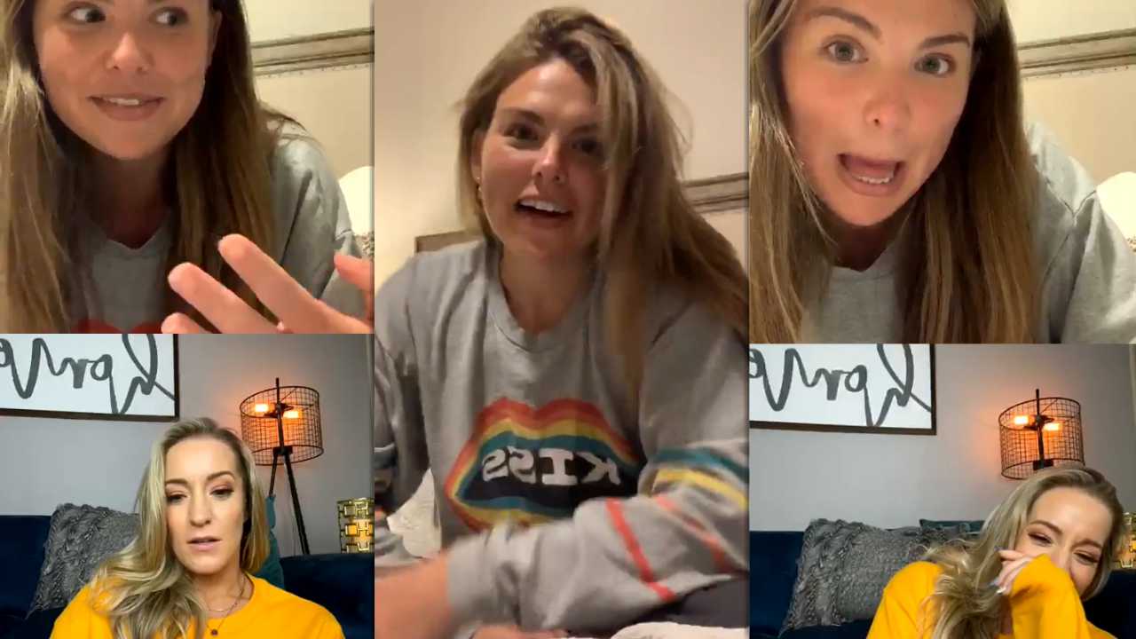Hannah Brown's Instagram Live Stream from April 7th 2020.