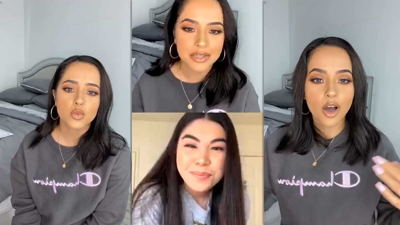 Becky G's Instagram Live Stream from April 30th 2020.
