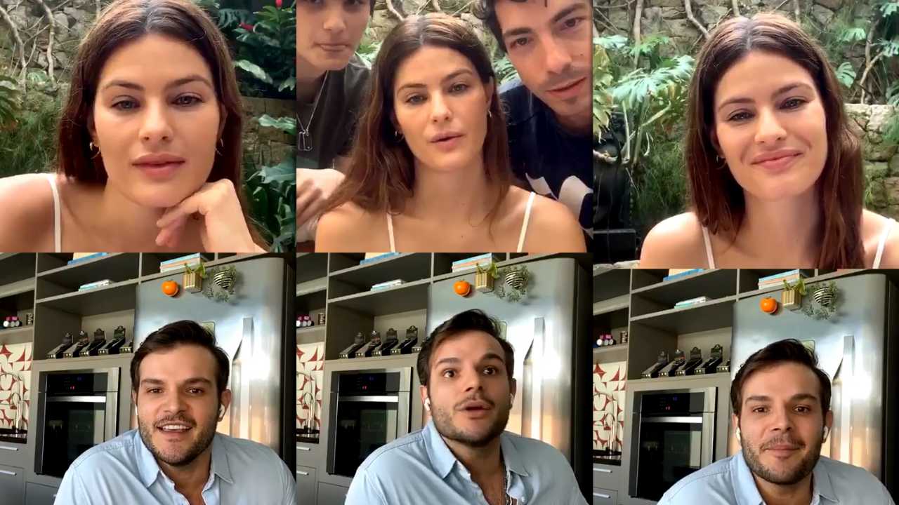 Isabeli Fontana's Instagram Live Stream from April 2nd 2020.