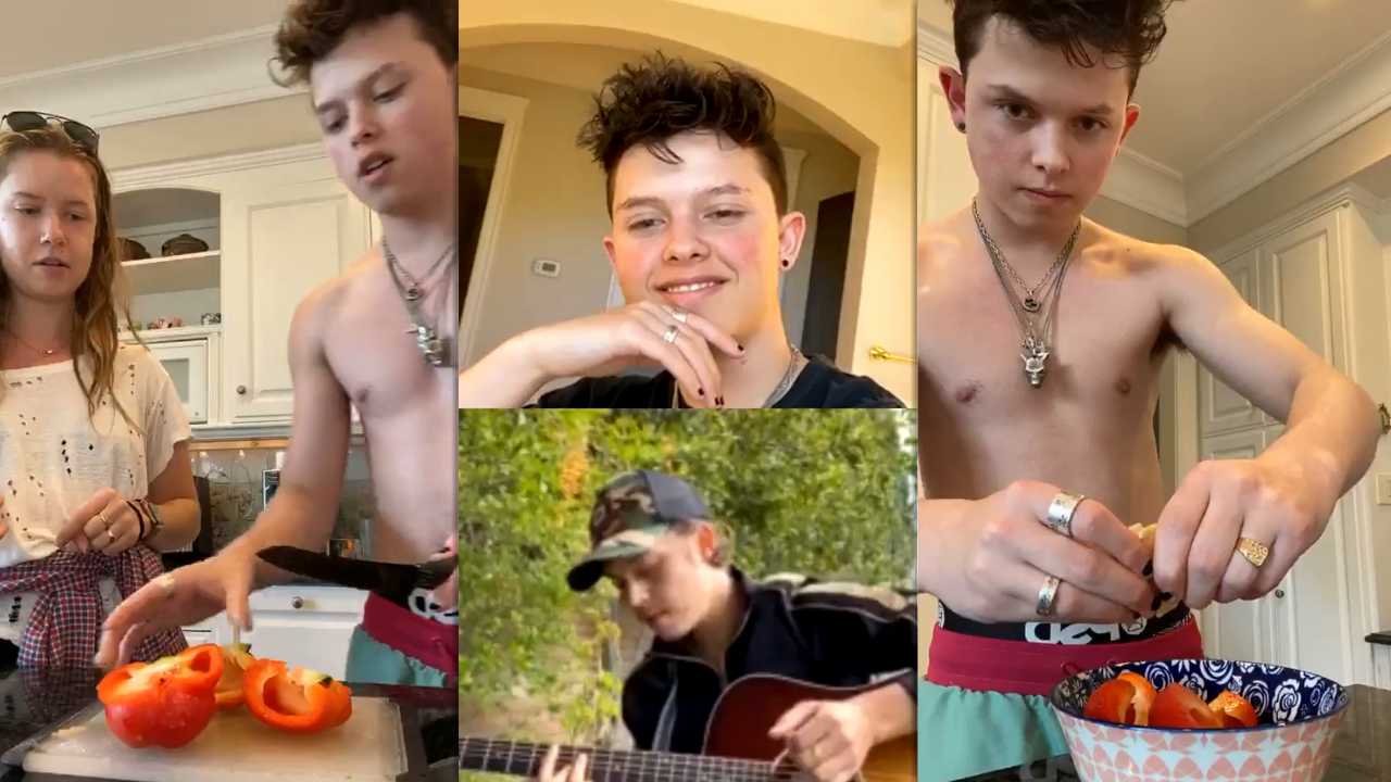 Jacob Sartorius Instagram Live Stream from April 8th 2020.