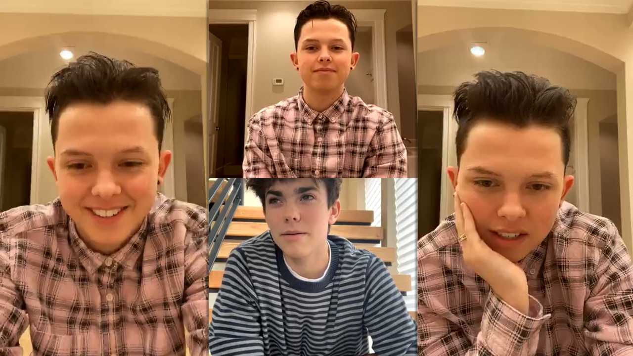 Jacob Sartorius Instagram Live Stream from March 31th 2020.
