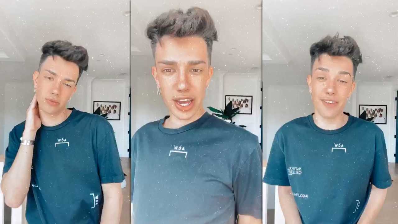 James Charles' Instagram Live Stream from April 3rd 2020.