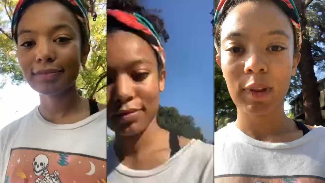 Jaz Sinclair's Instagram Live Stream from April 2nd 2020.