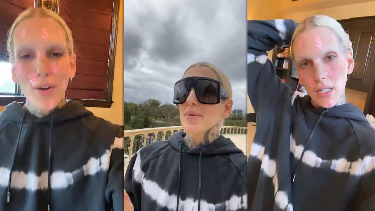 Jeffree Star's Instagram Live Stream from April 12th 2020.