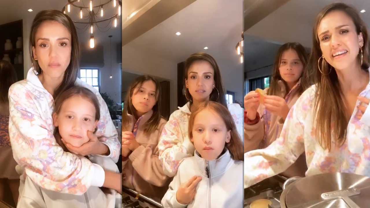 Jessica Alba's Instagram Live Stream from April 12th 2020.