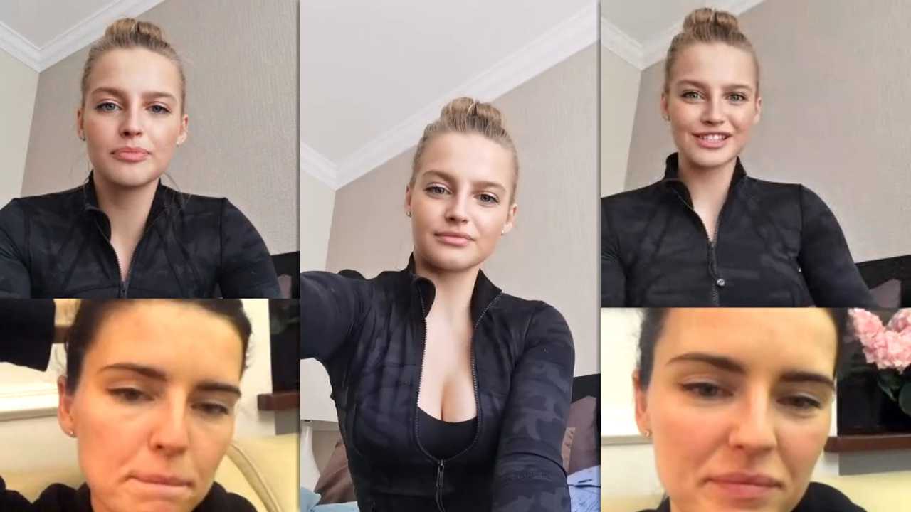 Karolina Pisarek's Instagram Live Stream from April 27th 2020.