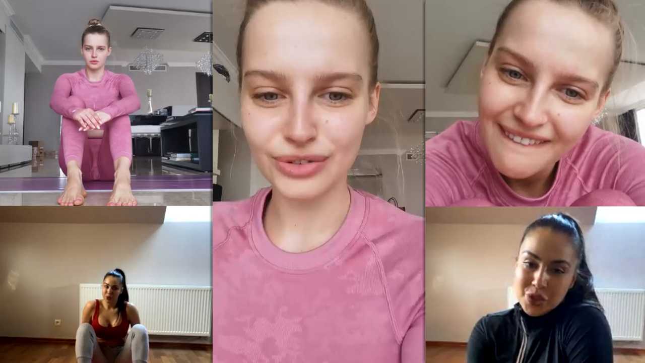 Karolina Pisarek's Instagram Live Stream from April 5th 2020.