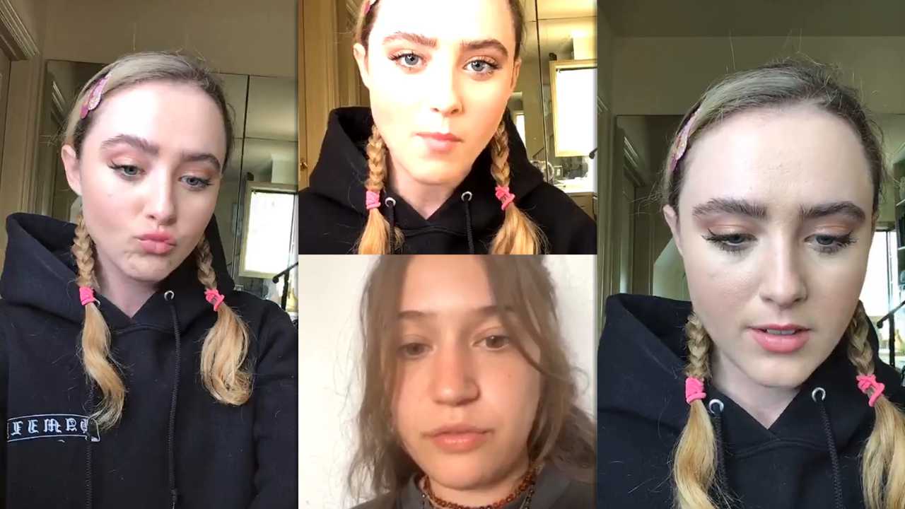 Kathryn Newton's Instagram Live Stream from March 31th 2020.