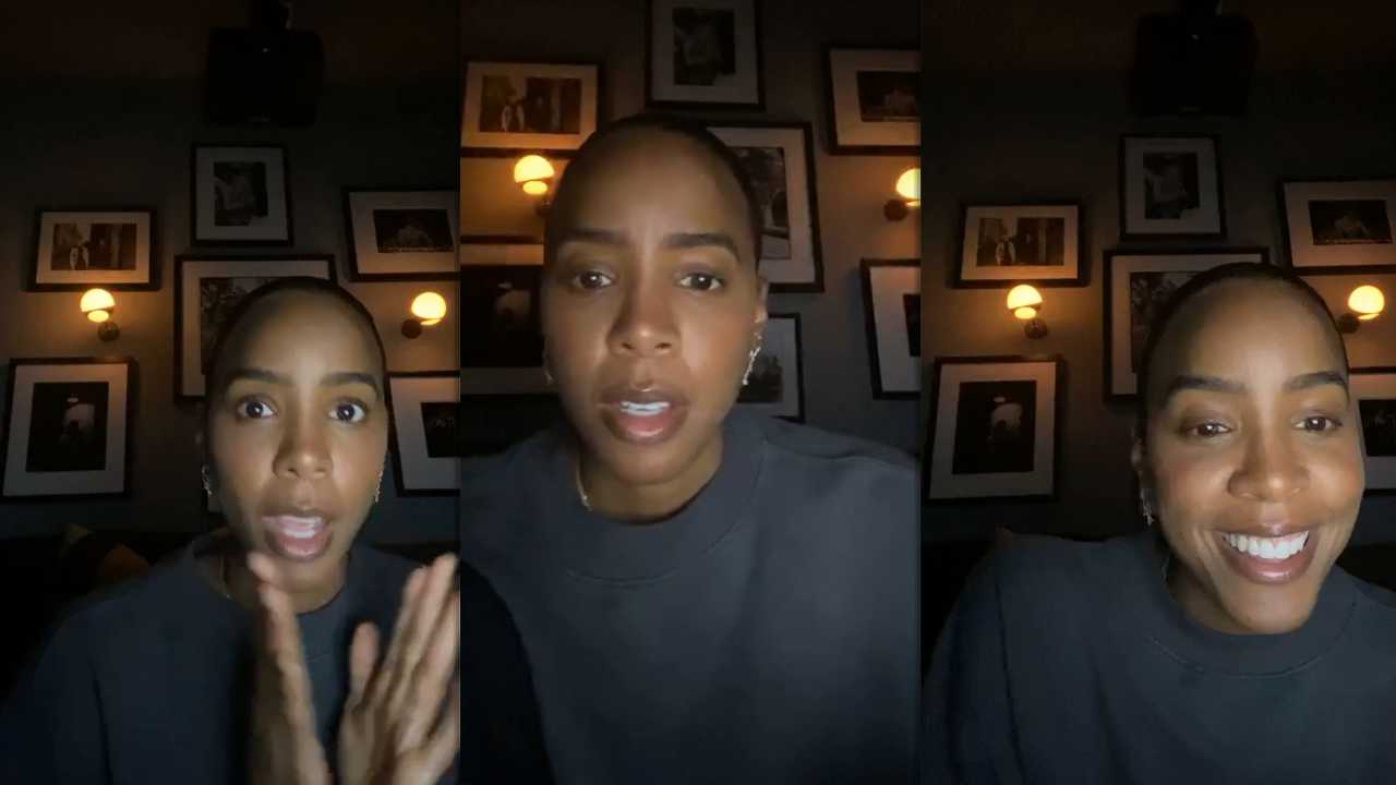 Kelly Rowland's Instagram Live Stream from April 23th 2020.
