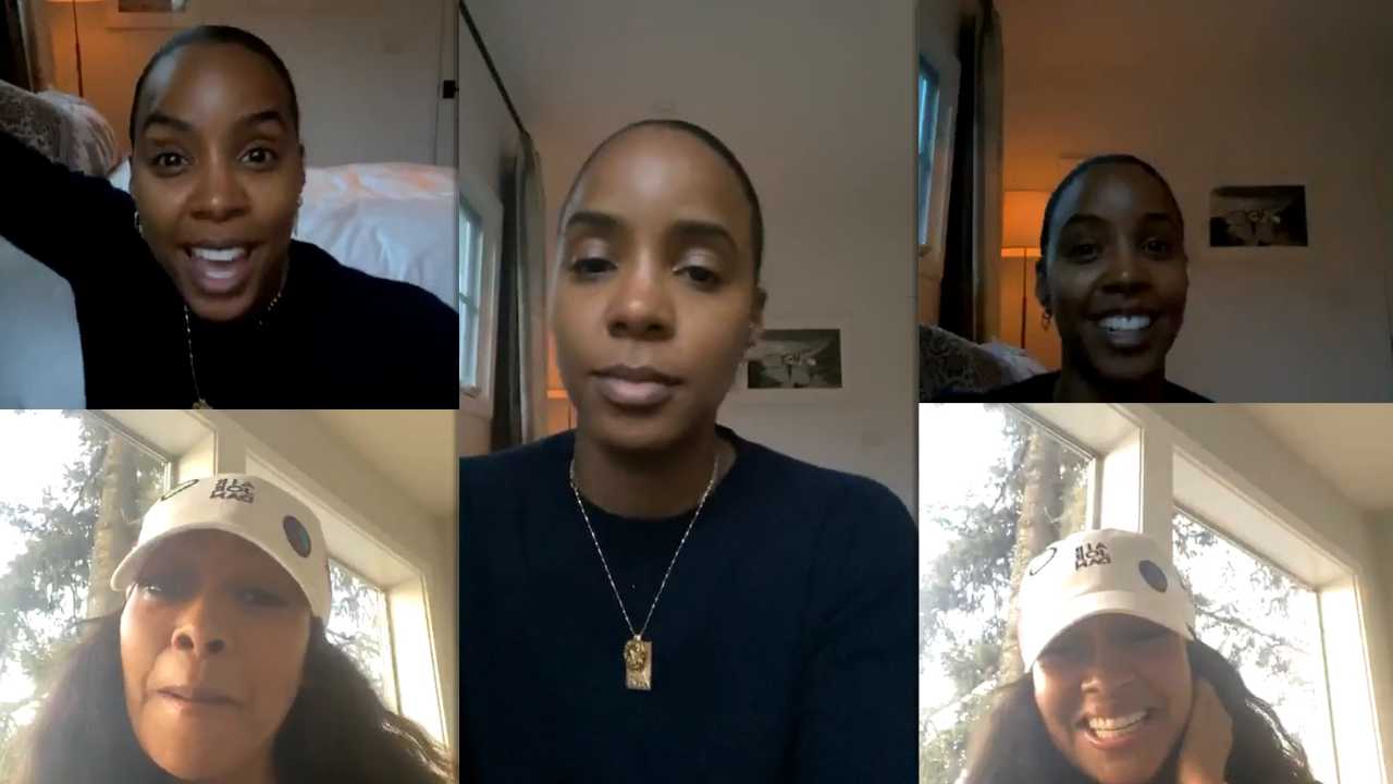 Kelly Rowland's Instagram Live Stream from April 7th 2020.