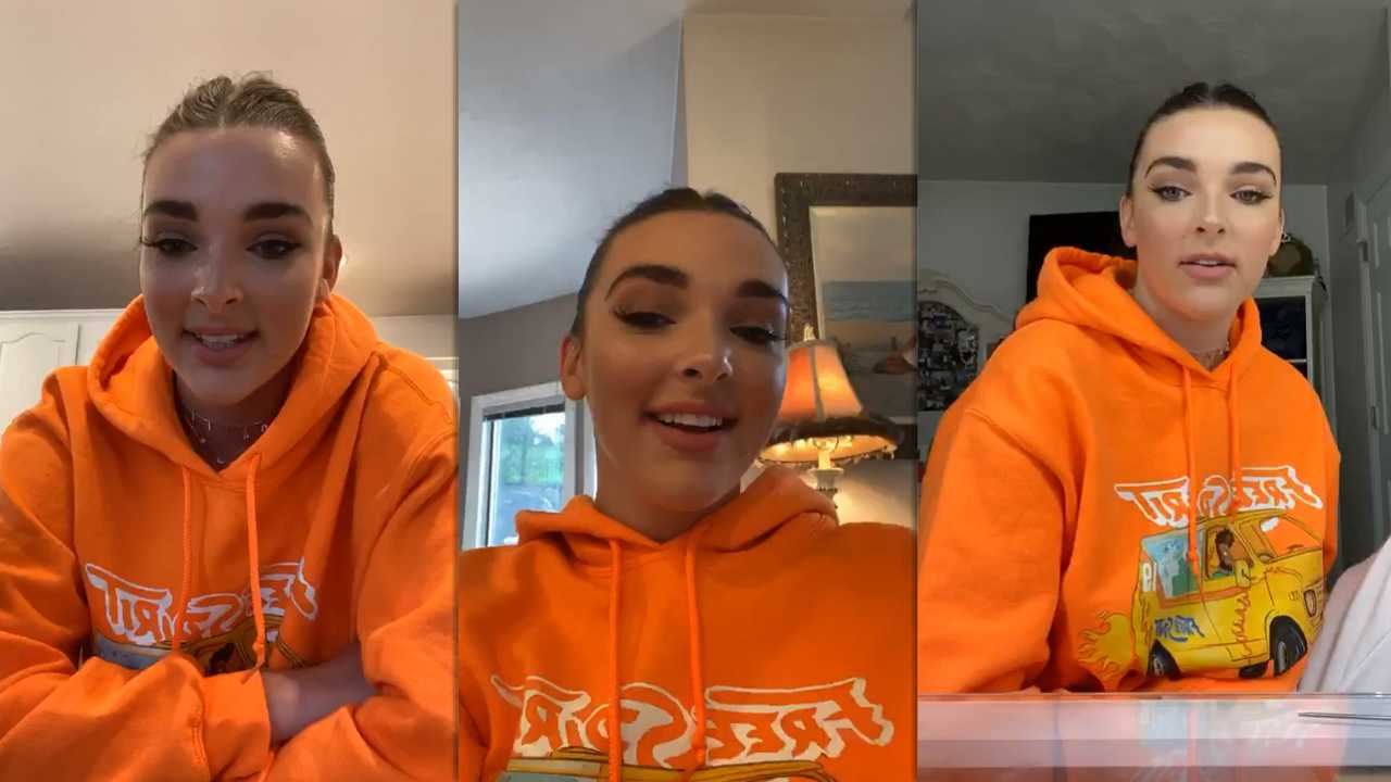 Kendall Vertes Instagram Live Stream from April 7th 2020.