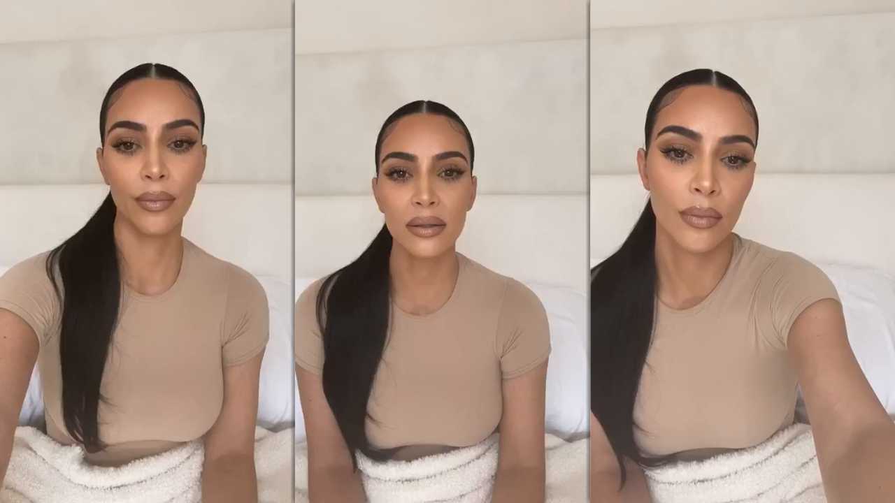 Kim Kardashian's Instagram Live Stream from April 10th 2020.