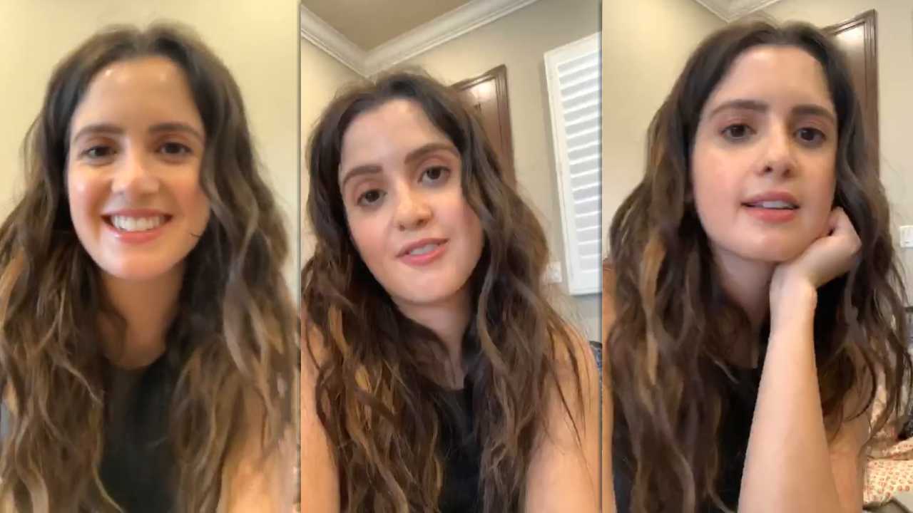 Laura Marano's Instagram Live Stream from April 10th 2020.
