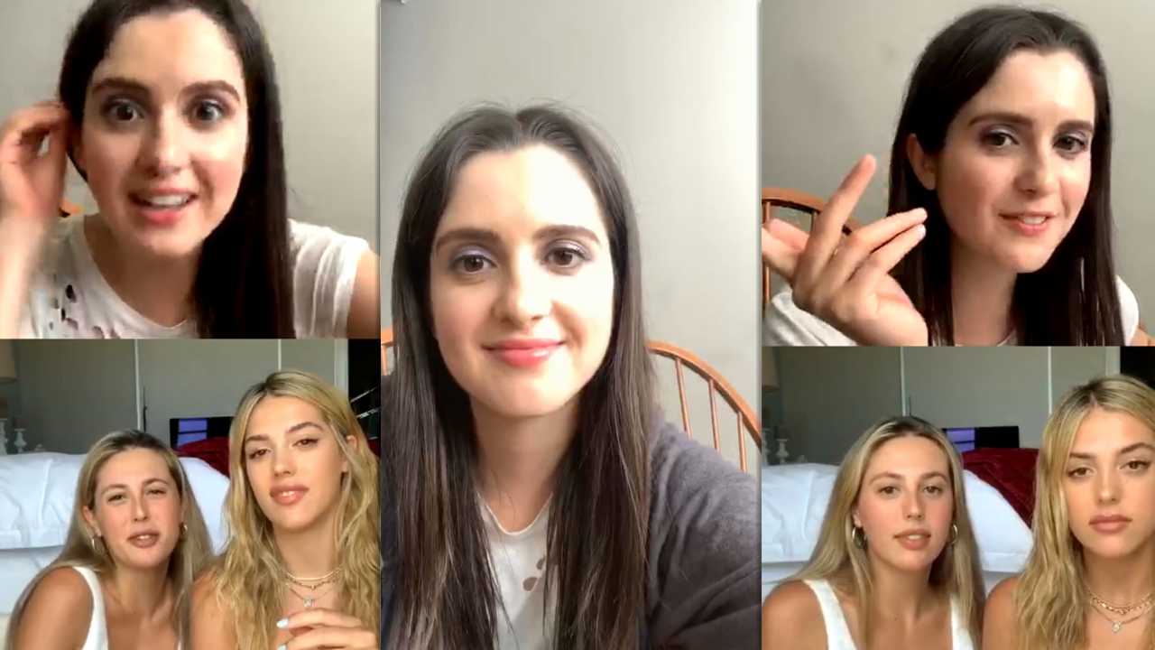 Laura Marano's Instagram Live Stream from April 24th 2020.