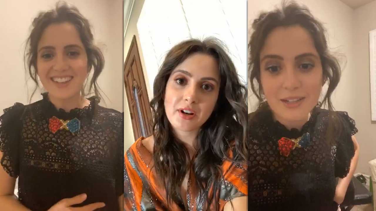 Laura Marano's Instagram Live Stream from April 3rd 2020.