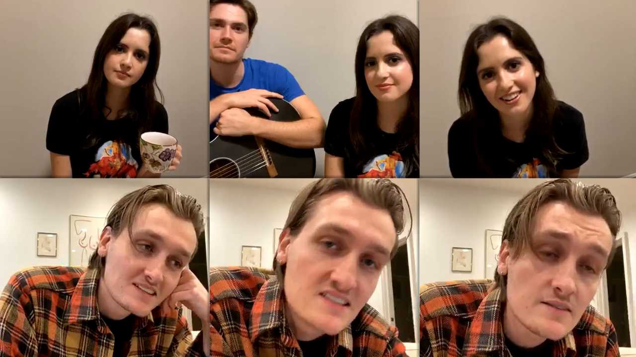 Laura Marano's Instagram Live Stream from April 8th 2020.