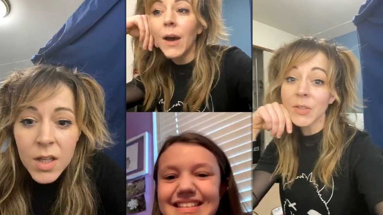 Lindsey Stirling's Instagram Live Stream from April 25th 2020.