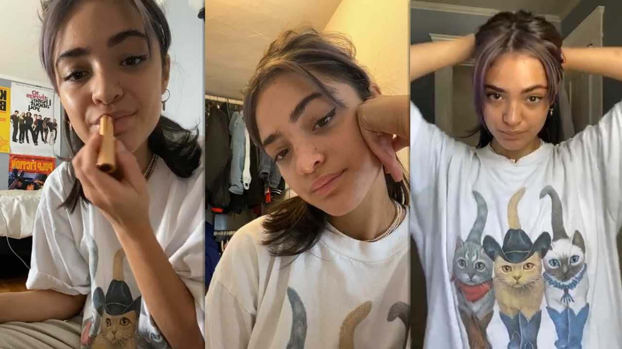 Luna Blaise's Instagram Live Stream from April 30th 2020.