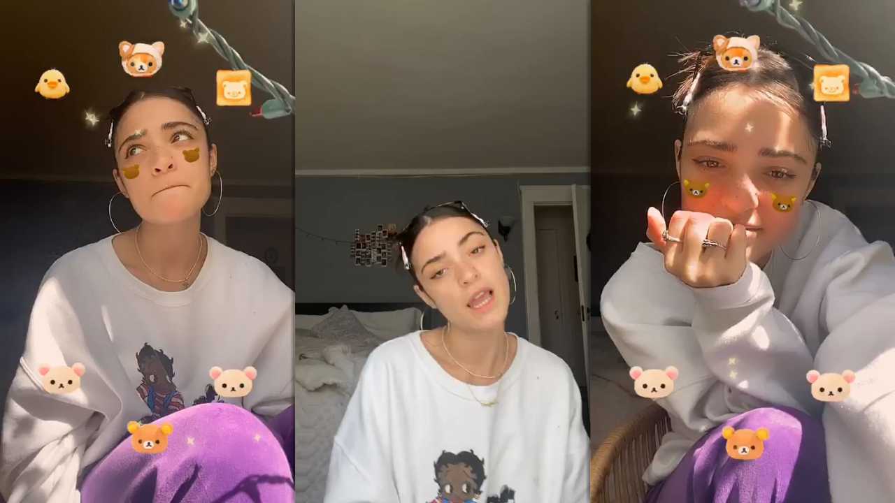 Luna Blaise's Instagram Live Stream from April 3rd 2020.