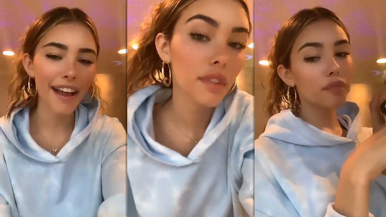 Madison Beer's Instagram Live Stream from April 3rd 2020.
