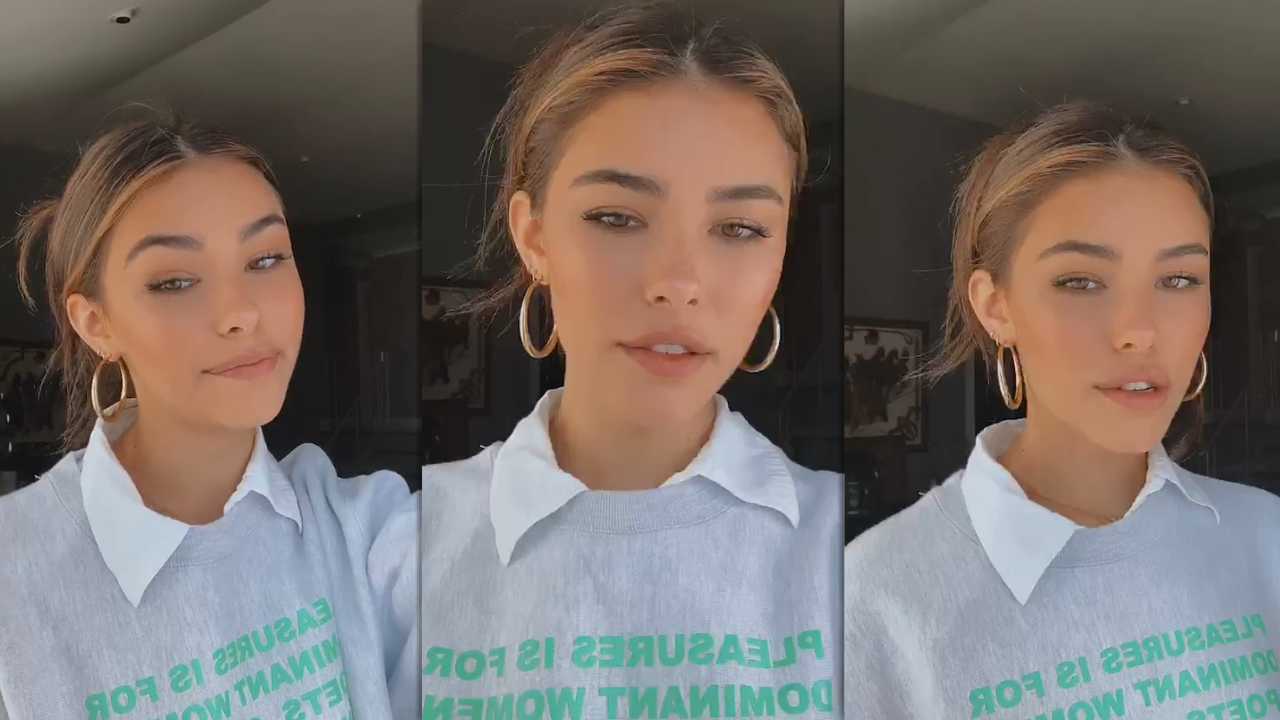 Madison Beer's Instagram Live Stream from April 8th 2020.