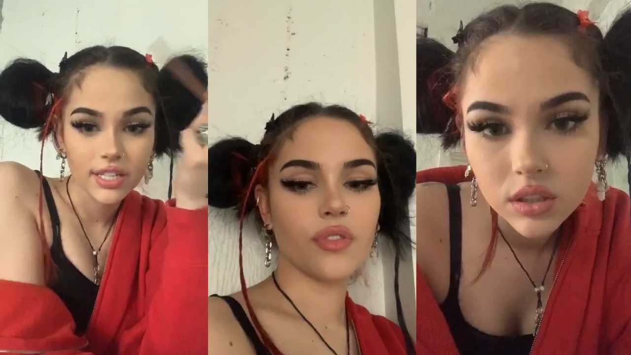 Maggie Lindemann's Instagram Live Stream from April 21th 2020.
