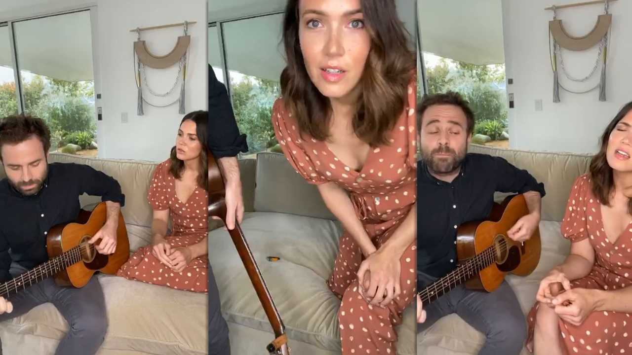 Mandy Moore's Instagram Live Stream from April 5th 2020.