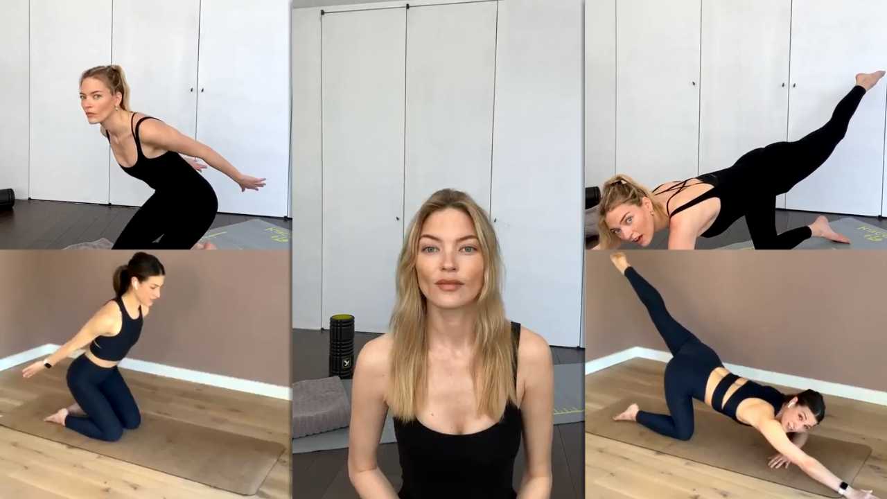Martha Hunt's Instagram Live Stream from April 6th 2020.