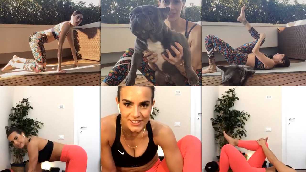 Melissa Satta's Instagram Live Stream from April 8th 2020.