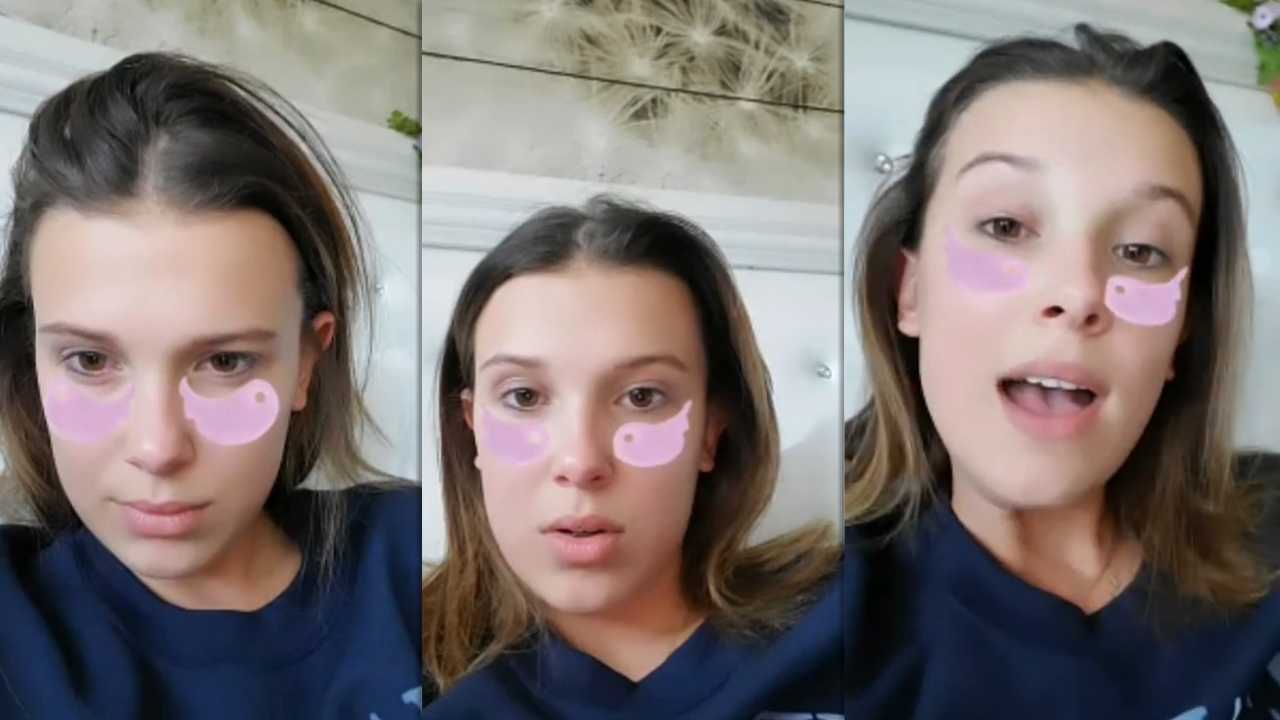 Millie Bobby Brown's Instagram Live Stream from April 2nd 2020.