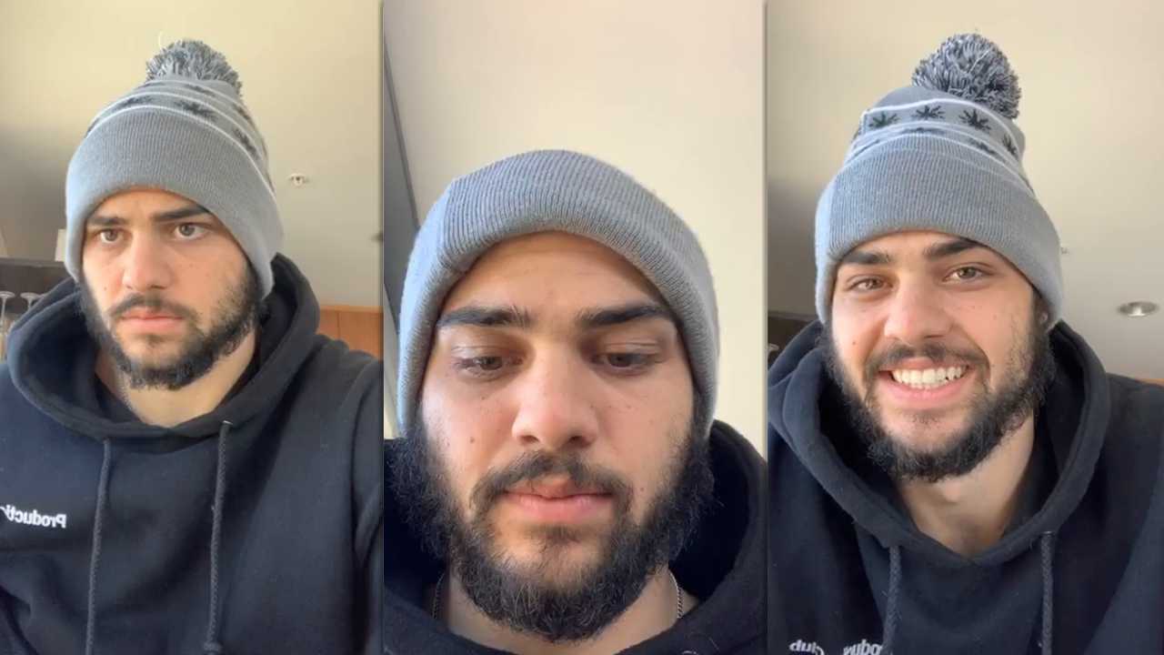Noah Centineo's Instagram Live Stream from April 23th 2020.