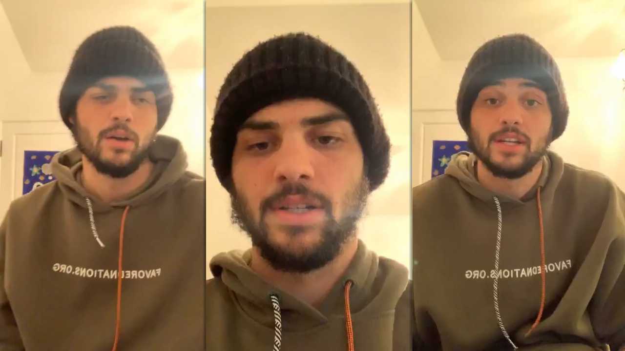 Noah Centineo's Instagram Live Stream from April 3rd 2020.