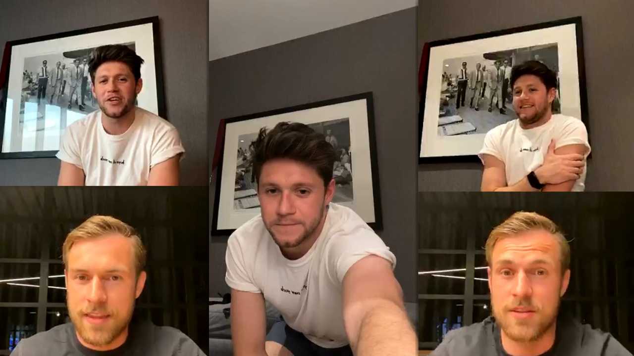 Niall Horan's Instagram Live Stream from April 10th 2020.