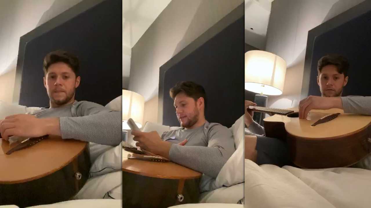 Niall Horan's Instagram Live Stream from April 1st 2020.