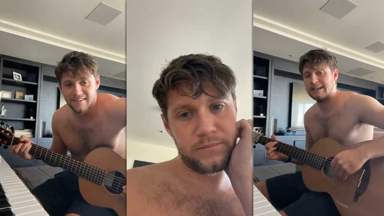 Niall Horan's Instagram Live Stream from April 20th 2020.