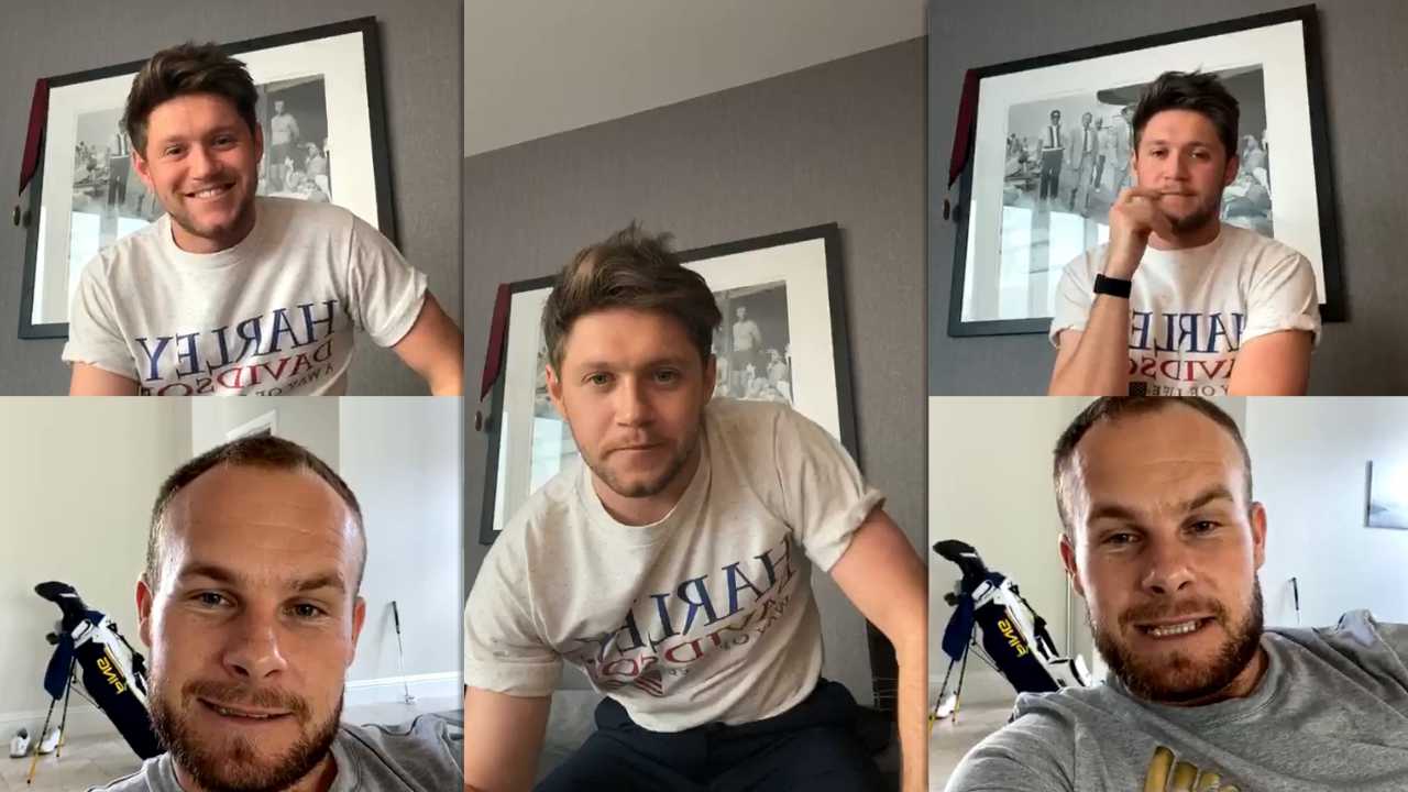 Niall Horan's Instagram Live Stream from April 8th 2020.