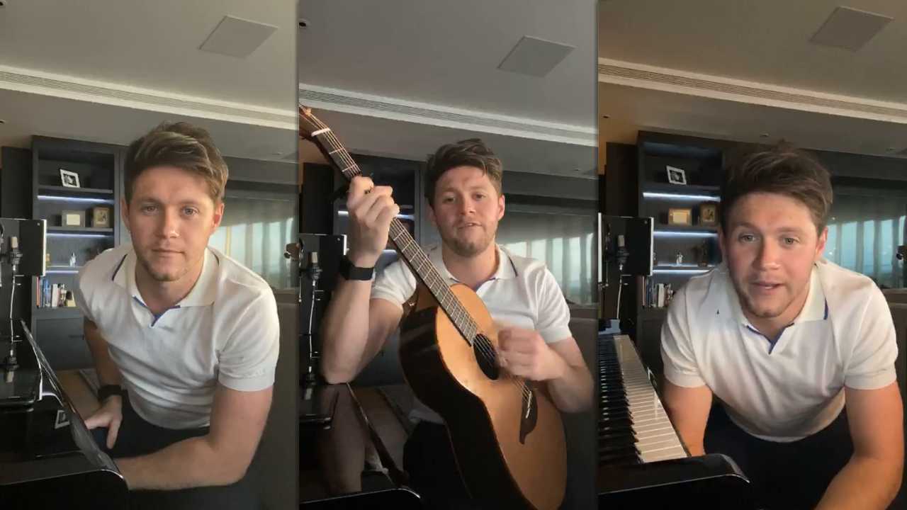 Niall Horan's Instagram Live Stream from April 9th 2020.