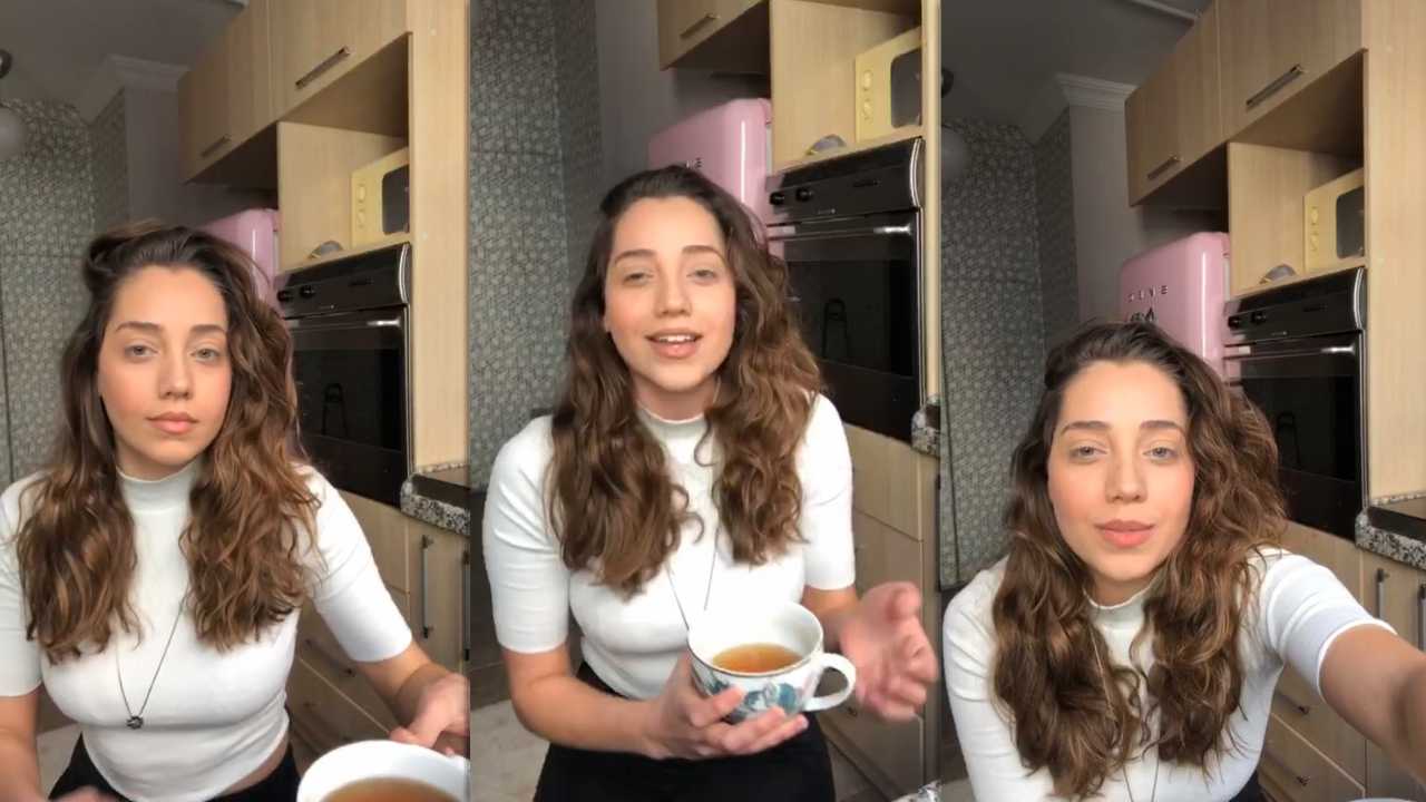 Özge Özacar's Instagram Live Stream from April 10th 2020.