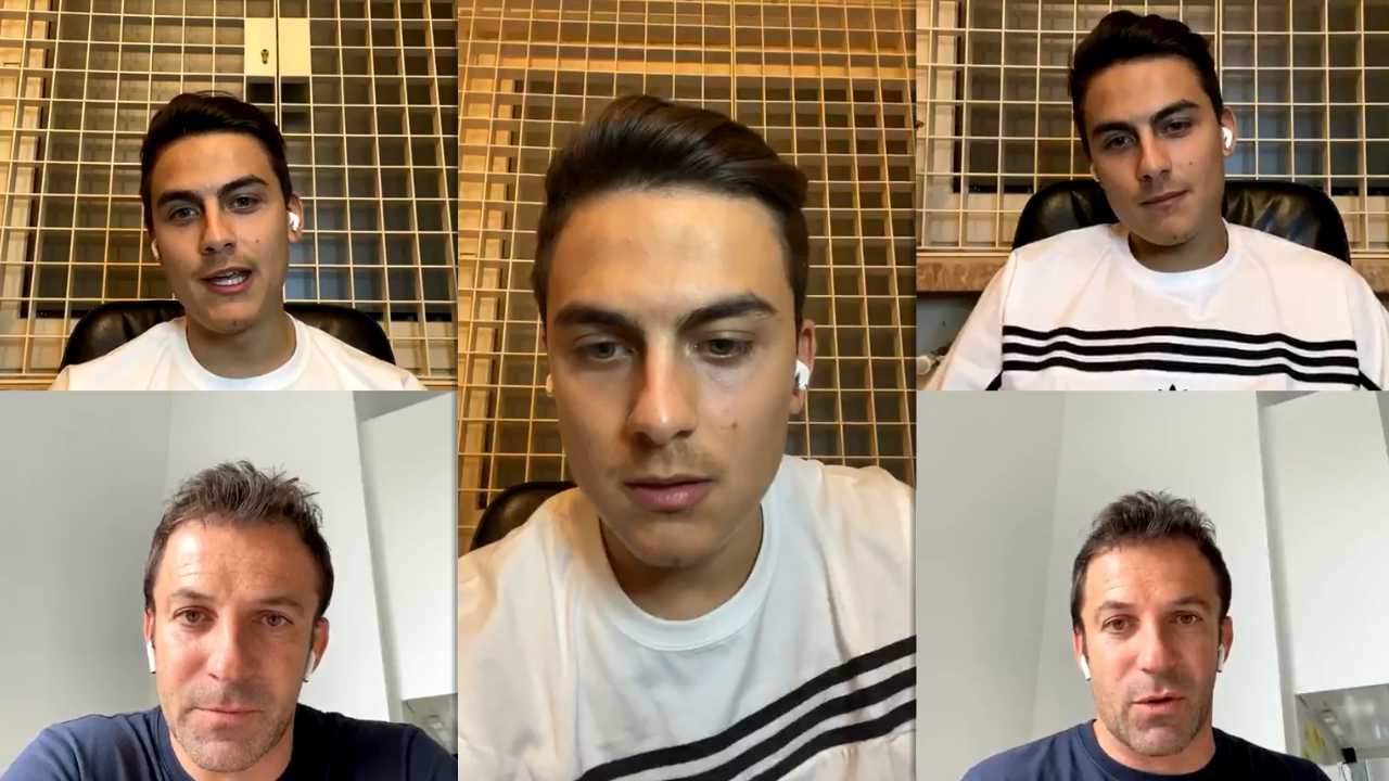 Paulo Dybala's Instagram Live Stream from April 10th 2020.