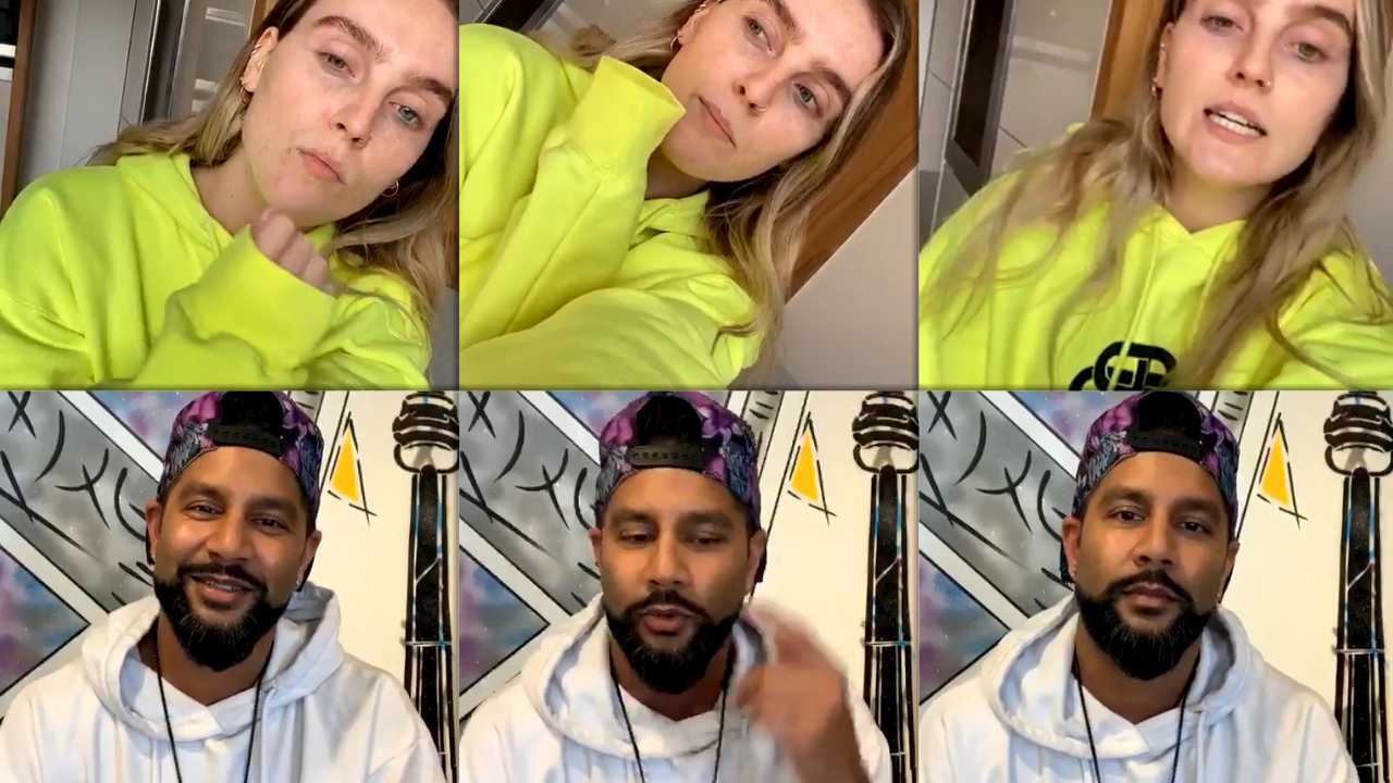 Perrie Edwards Instagram Live Stream from April 3rd 2020.