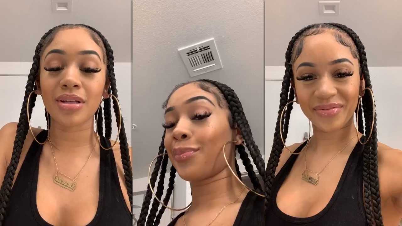 Saweetie's Instagram Live Stream from March 31th 2020.