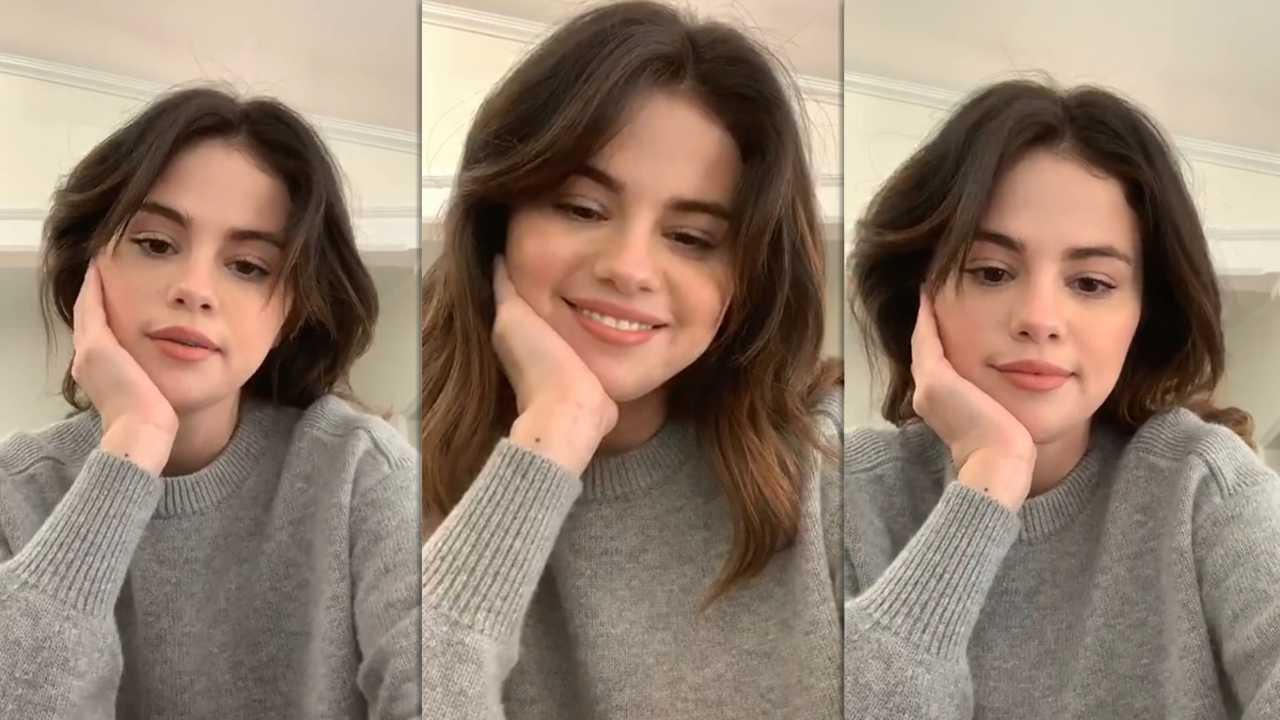 Selena Gomez's Instagram Live Stream from April 30th 2020.
