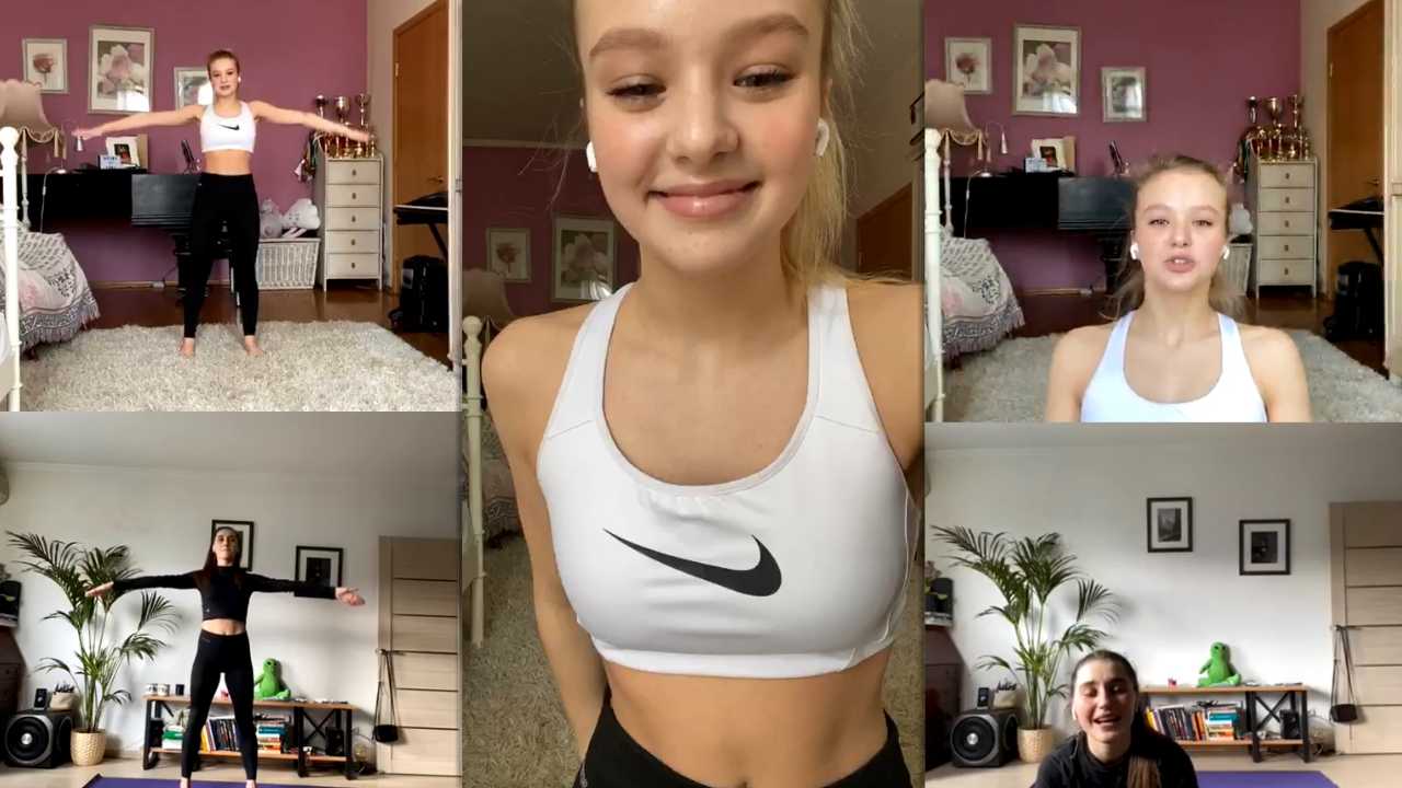 Sofya Plotnikova's Instagram Live Stream from April 11th 2020.