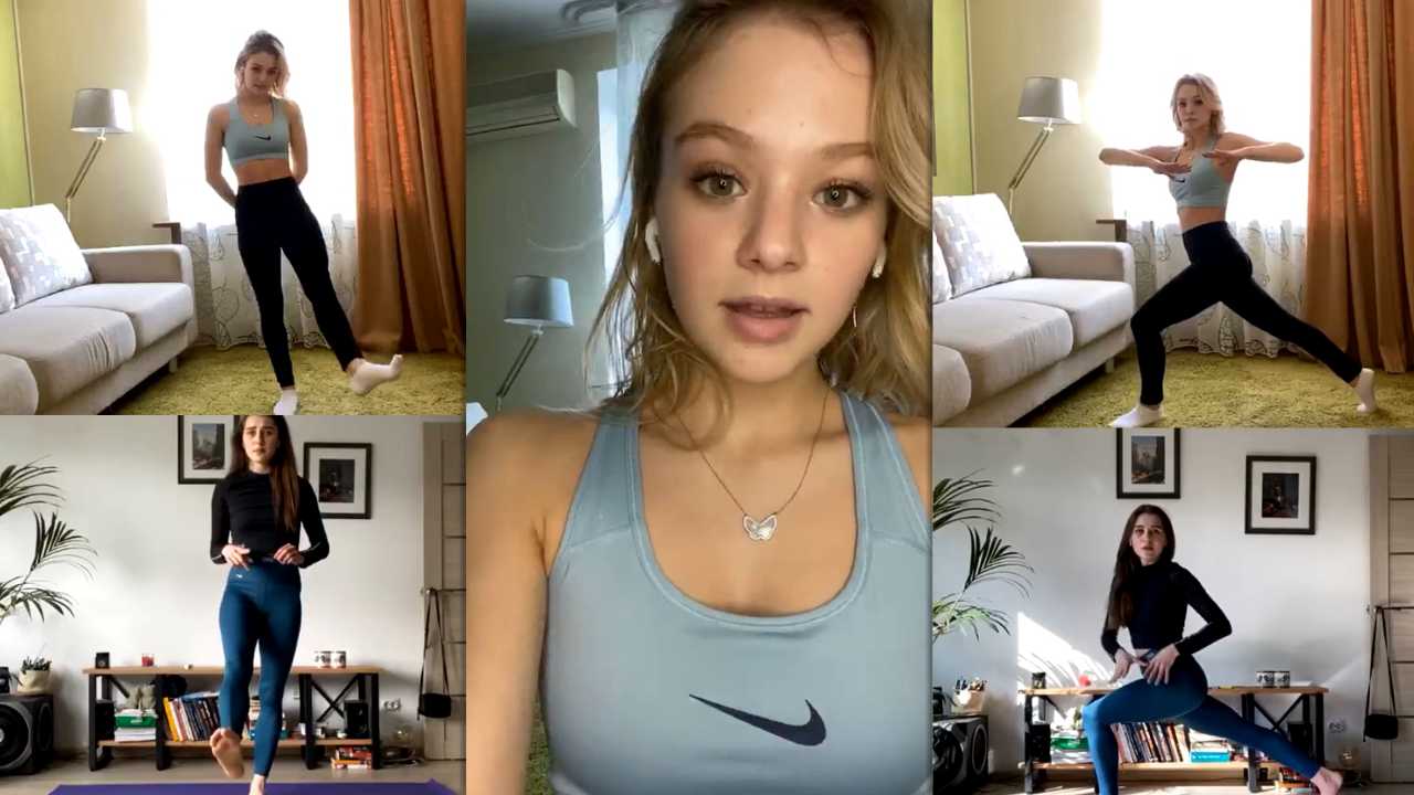 Sofya Plotnikova's Instagram Live Stream from April 18th 2020.