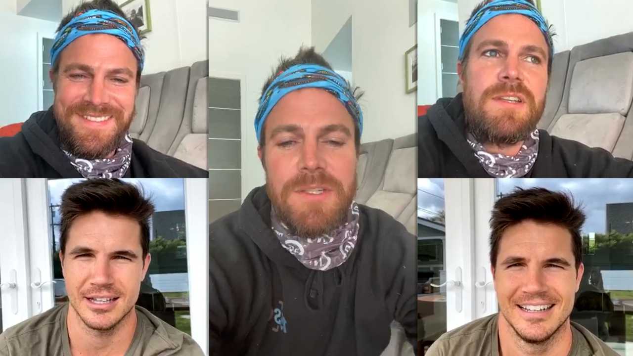Stephen Amell's Instagram Live Stream with his brother Robbie Amell from April 18th 2020.
