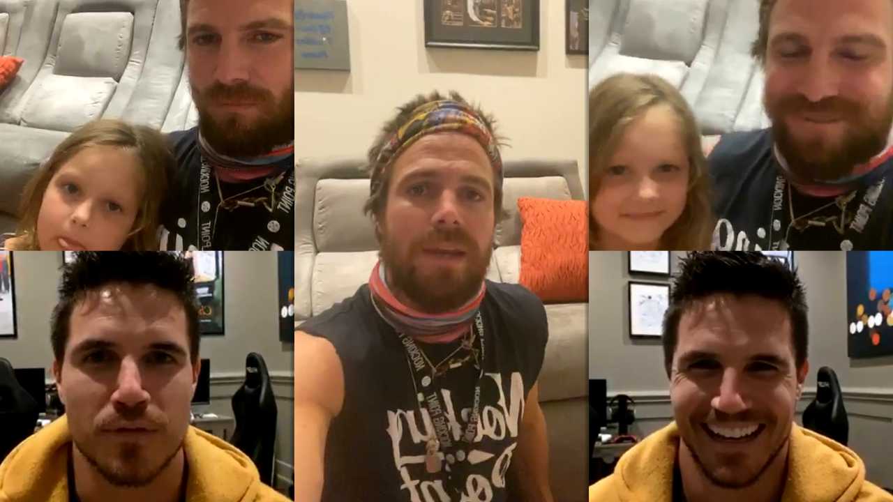 Stephen Amell's Instagram Live Stream with his brother Robbie Amell from April 28th 2020.