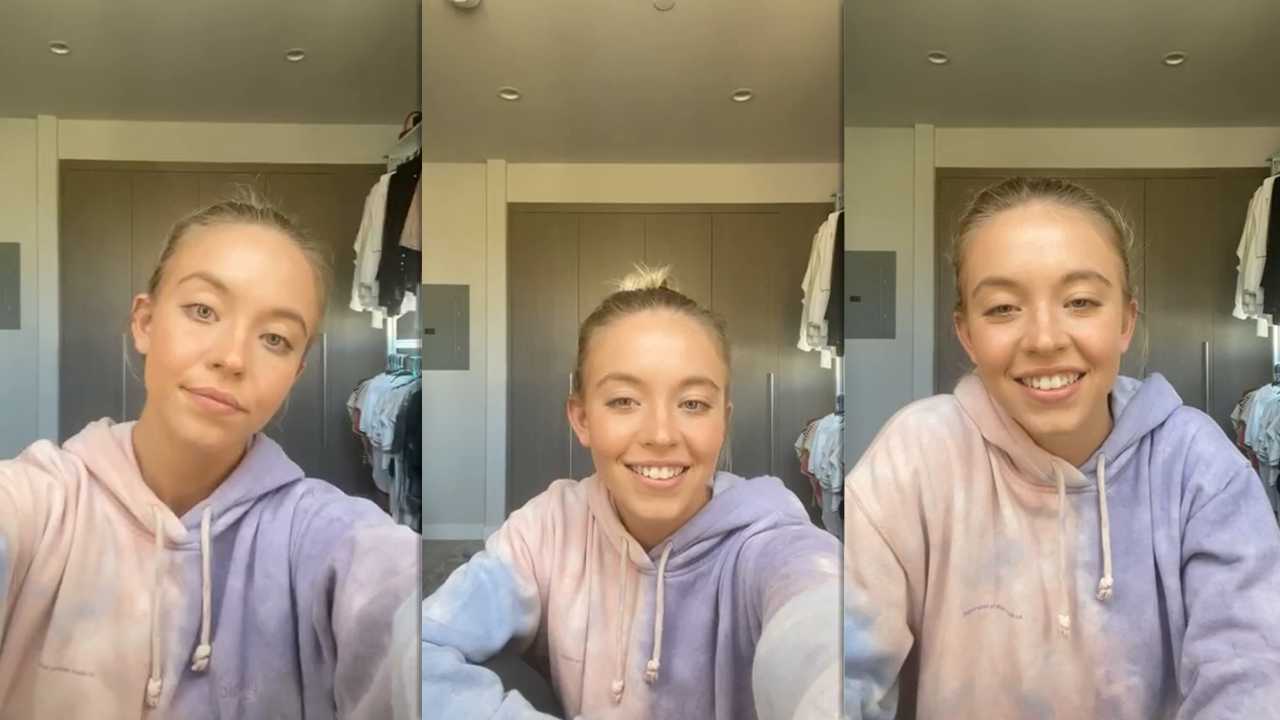 Sydney Sweeney's Instagram Live Stream from April 30th 2020.