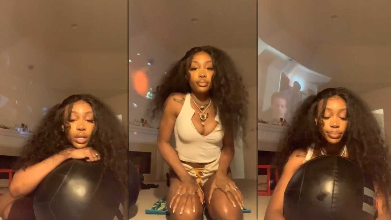 SZA's Instagram Live Stream from April 23th 2020.