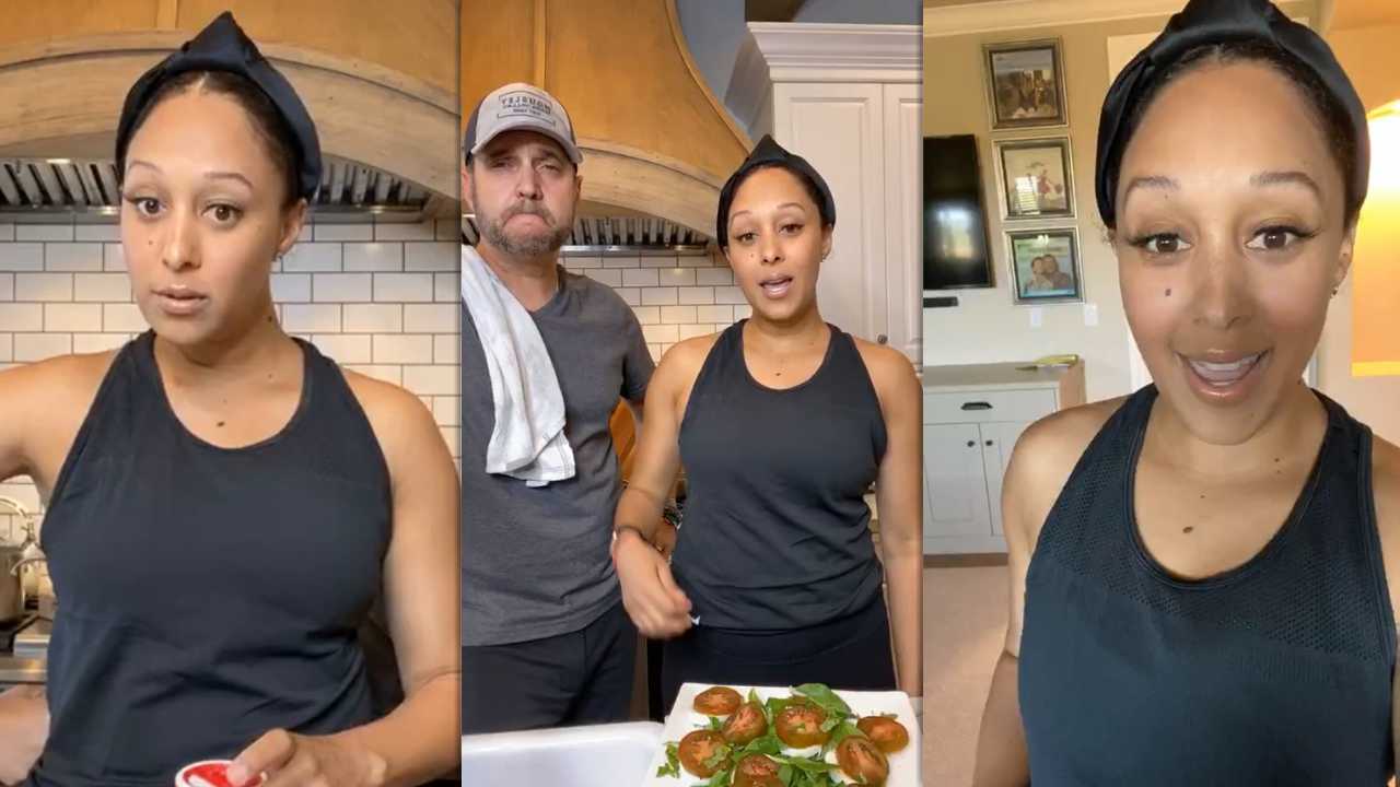 Tamera Mowry's Instagram Live Stream from April 13th 2020.