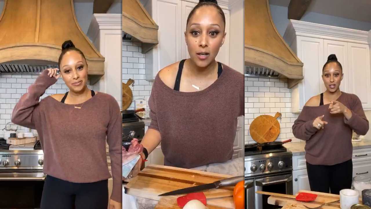 Tamera Mowry's Instagram Live Stream from April 14th 2020.